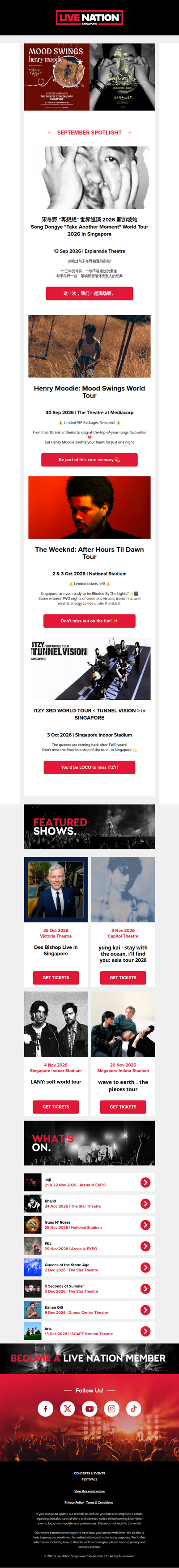 ✨ UPCOMING SHOWS - 𝐒𝐄𝐏𝐓𝐄𝐌𝐁𝐄𝐑 SPECIAL ✨