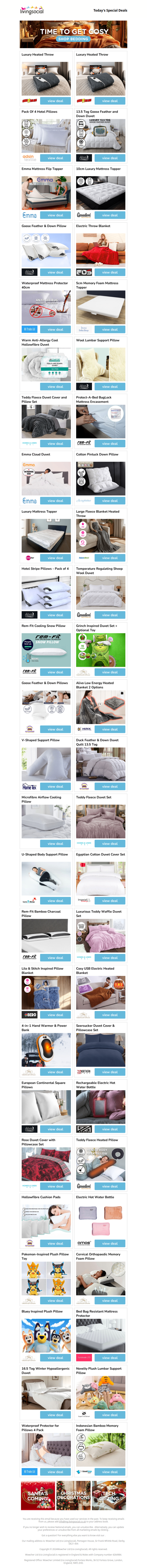 ☕ Tis the Season for Cozy Nights - Bedding Deals You’ll Love! 🎄