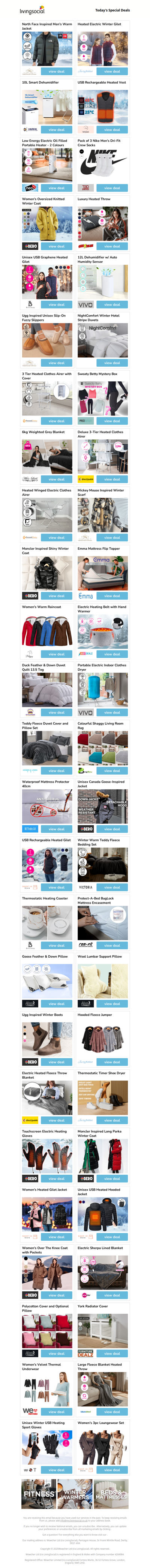 ❄ LivingSocial's Winter Warmers! Keep warm and save! ❄