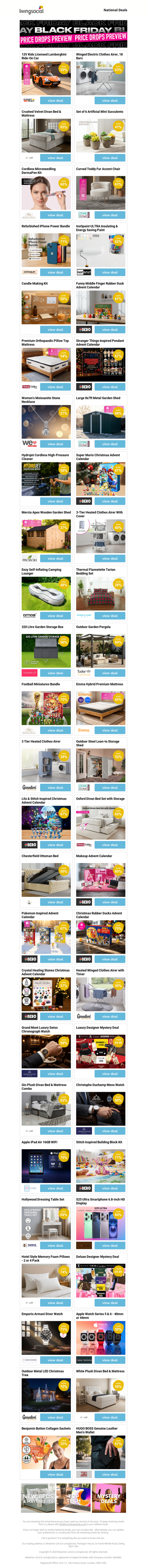 12V Kids Licensed Lamborghini Ride-On Car | Winged Electric Clothes Airer, 18 Bars | Crushed Velvet Divan Bed & Mattress | Set of 6 Artificial Mini Succulents | Cordless Microneedling DermaPen Kit