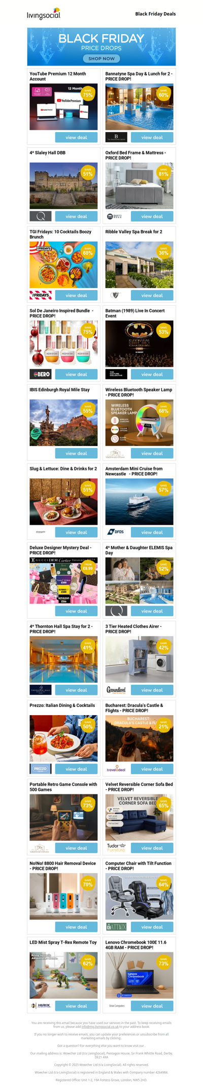 Your £50 Black Friday Credit Is Waiting - Click inside and grab it before Sunday!