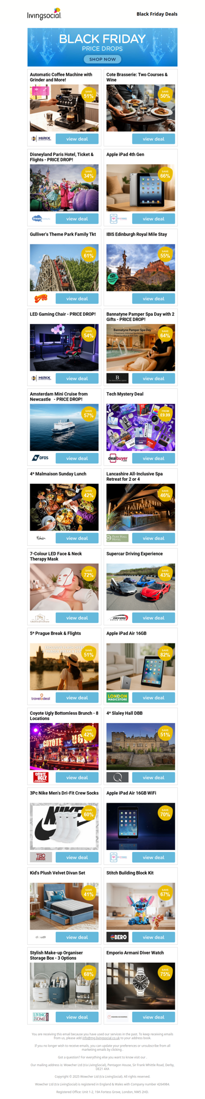 Ends in 2 Hours! £50 Black Friday Credit - Click Inside & Get Yours!