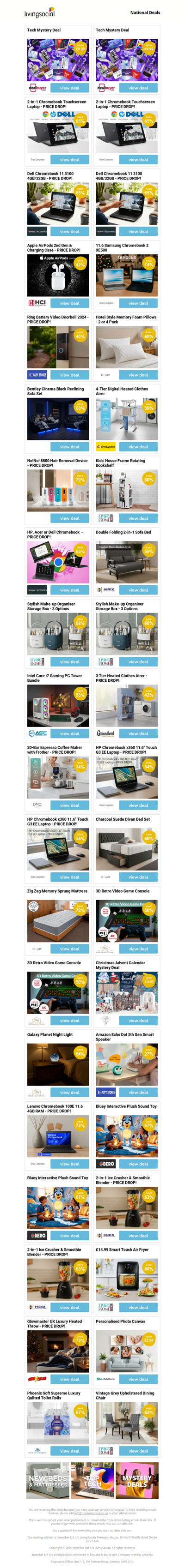 Tech Mystery Deal | Tech Mystery Deal | 2-in-1 Chromebook Touchscreen Laptop | 2-in-1 Chromebook Touchscreen Laptop | Dell Chromebook 11 3100 4GB/32GB