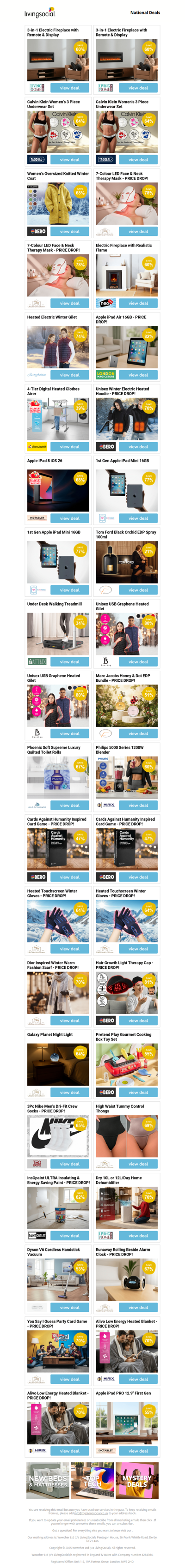 3-in-1 Electric Fireplace with Remote & Display - PRICE DROP! | 3-in-1 Electric Fireplace with Remote & Display - PRICE DROP! | Calvin Klein Women's 3 Piece Underwear Set - PRICE DROP! | Calvin Klein Women's 3 Piece Underwear Set - PRICE DROP! | Women's Oversized Knitted Winter Coat