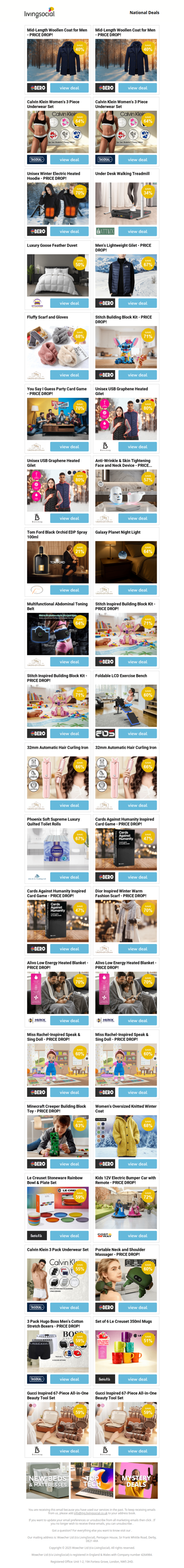 Mid-Length Woollen Coat for Men - PRICE DROP! | Mid-Length Woollen Coat for Men - PRICE DROP! | Calvin Klein Women's 3 Piece Underwear Set - PRICE DROP! | Calvin Klein Women's 3 Piece Underwear Set - PRICE DROP! | Unisex Winter Electric Heated Hoodie