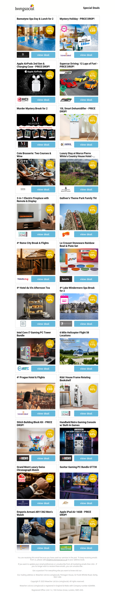 Your £50 LivingSocial Christmas Credit Expires Tomorrow - Click Inside to Get It!