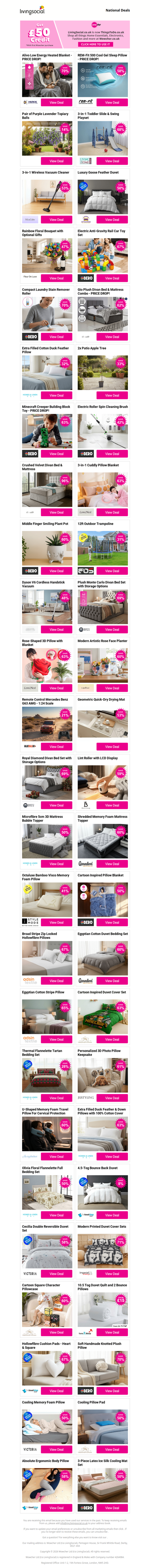 Alivo Low Energy Heated Blanket - PRICE DROP! | REM-Fit 500 Cool Gel Sleep Pillow - PRICE DROP! | Pair of Purple Lavender Topiary Balls | 3-in-1 Toddler Slide & Swing Playset | 3-in-1 Wireless Vacuum Cleaner