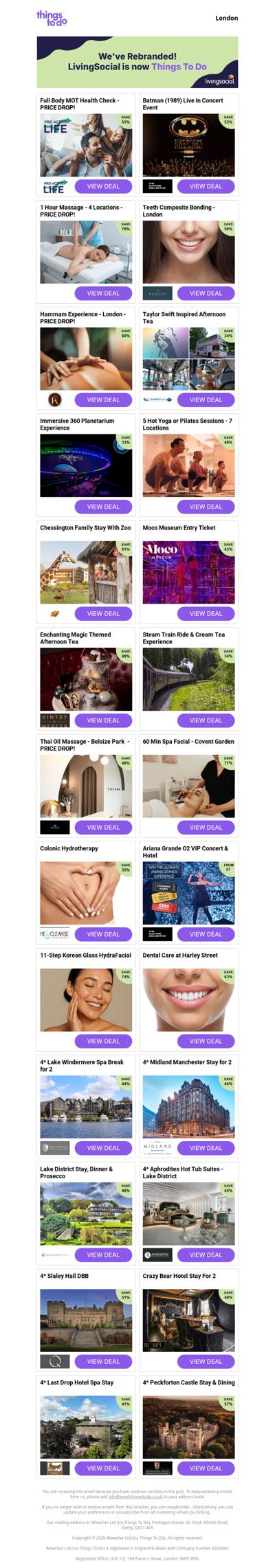 Full Body MOT Health Check | Batman (1989) Live In Concert Event | 1 Hour Massage - 4 Locations | Teeth Composite Bonding - London | Hammam Experience - London - PRICE DROP!