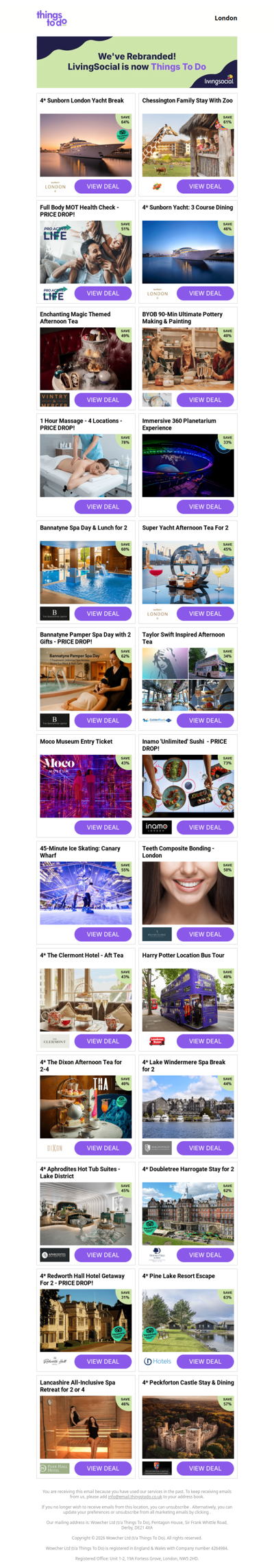 4* Sunborn London Yacht Break | Chessington Family Stay With Zoo | Full Body MOT Health Check | 4* Sunborn Yacht: 3 Course Dining | Enchanting Magic Themed Afternoon Tea