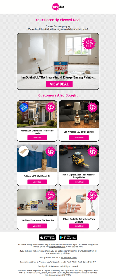 Your £20 credit expires at midnight