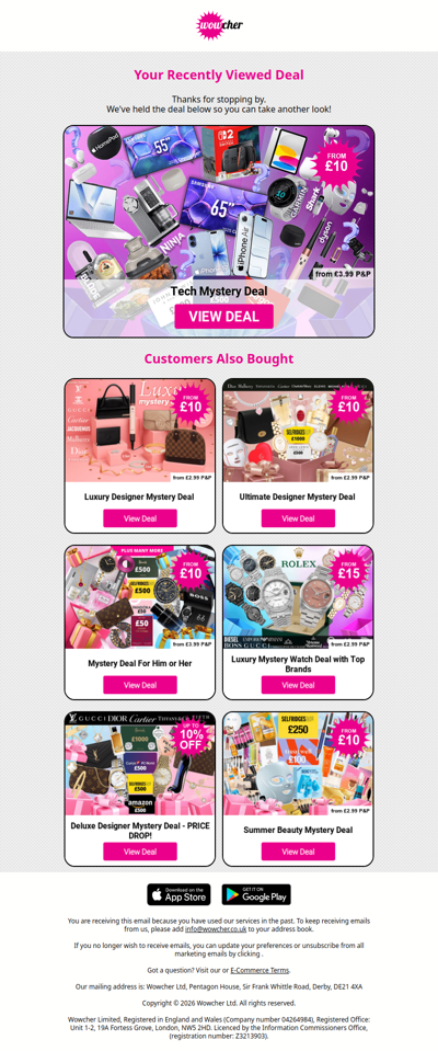 Your £20 credit expires at midnight