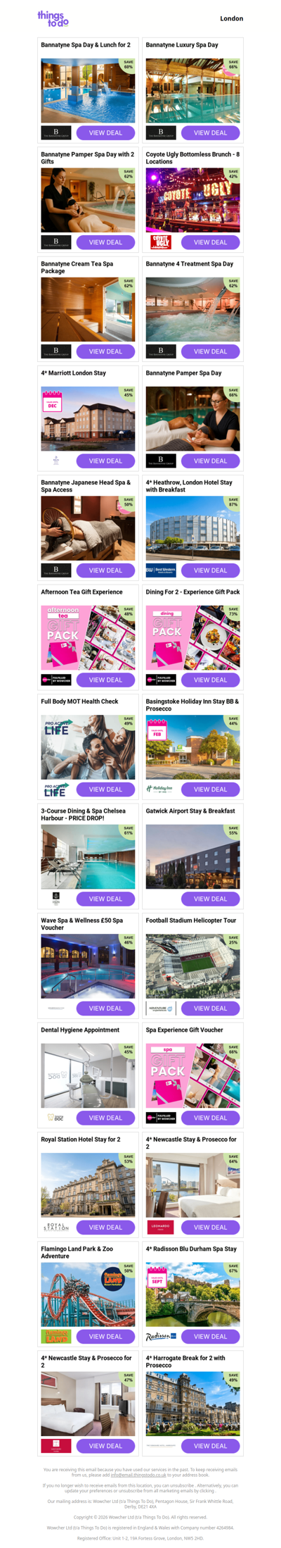 Your £50 ThingsToDo Credit Is Ready – Tap Now & Use It Before Midnight!