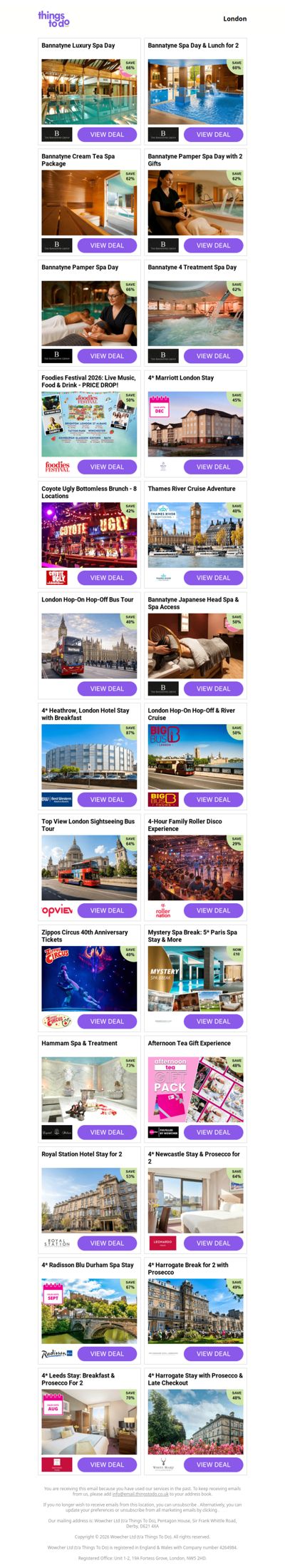 Bannatyne Luxury Spa Day | Bannatyne Spa Day & Lunch for 2 | Bannatyne Cream Tea Spa Package | Bannatyne Pamper Spa Day with 2 Gifts | Bannatyne Pamper Spa Day