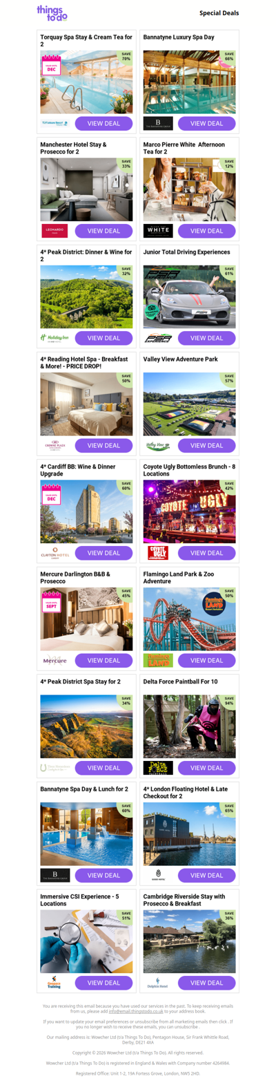 Deals Worth Opening This For 💌