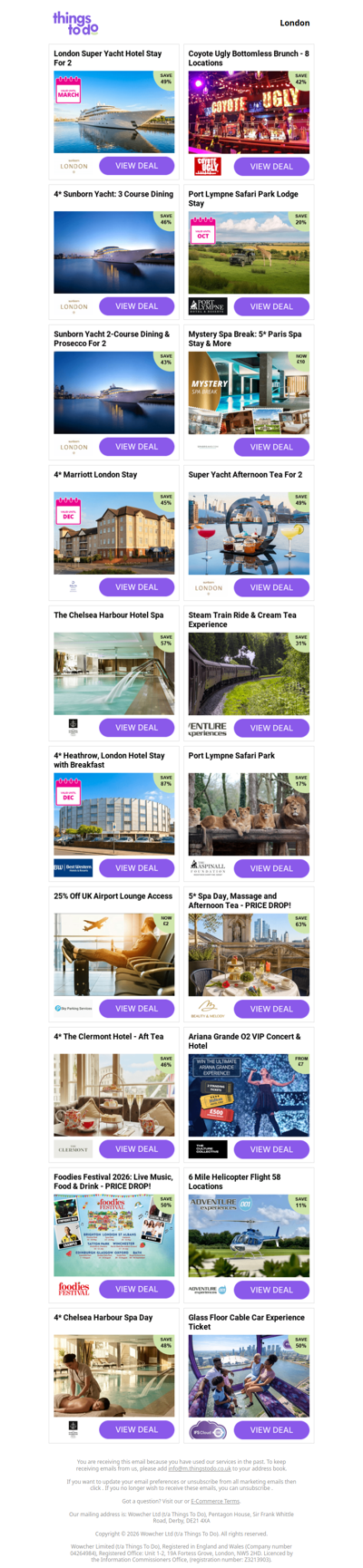 5* Andaz London Afternoon Tea & Prosecco | Gulliver's Theme Park Entry | Bannatyne Cream Tea Spa Package | 4* Oxford Belfry 'All Inclusive' Spa Stay | Prosecco Afternoon Tea London Bus Tour