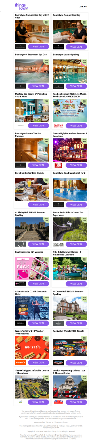 BYOB 90-Min Ultimate Pottery Making & Painting | 4* Sunborn Yacht: 3 Course Dining | Seal Bay Caravan Holiday for 8  | The Chelsea Harbour Hotel Spa | Bruges Xmas Markets Coach Trip - PRICE DROP!