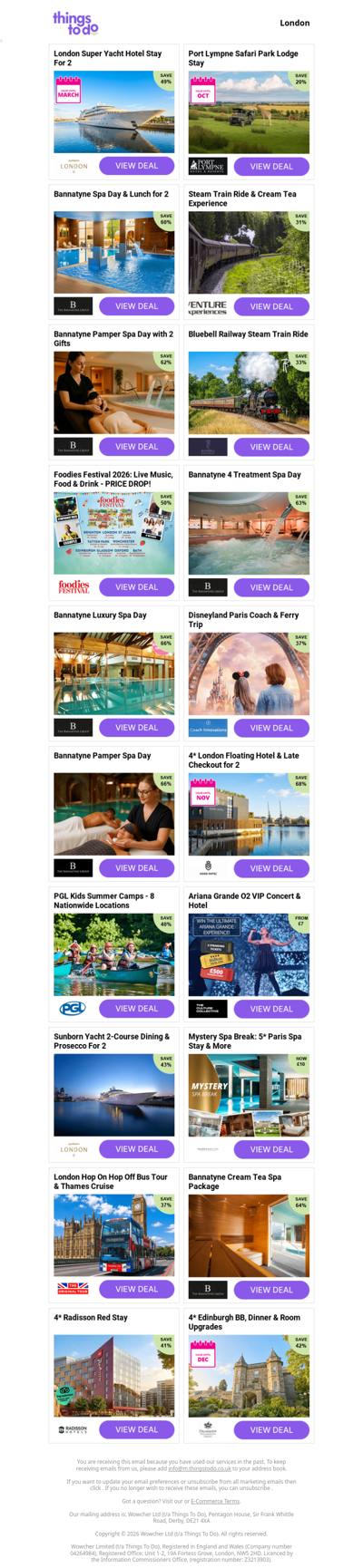 London Hop On Hop Off Bus Tour & Thames Cruise | Bannatyne Luxury Spa Day | Immersive Cabaret & Dining - London | Supercar Driving: 12 Laps of Fun! | Personalised 60-Minute Massage Choice