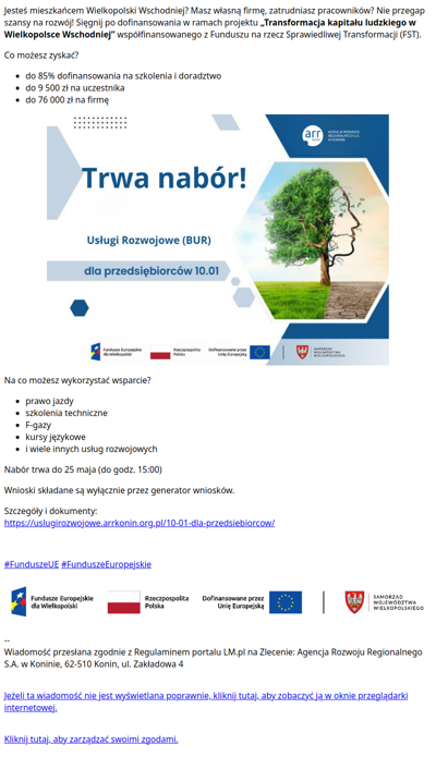 Przedsiębiorco skorzystaj z dofinansowania na szkolenia pracowników!
