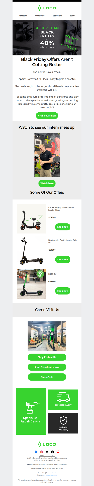The early rider gets the best Black Friday deals