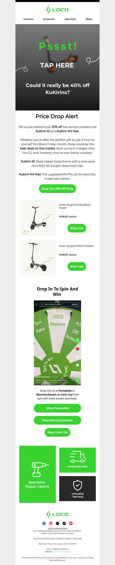 Kukirin Price Drop Alert