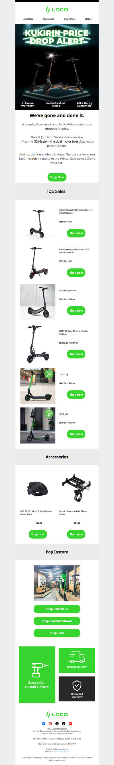 KuKirin Price Drop Alert