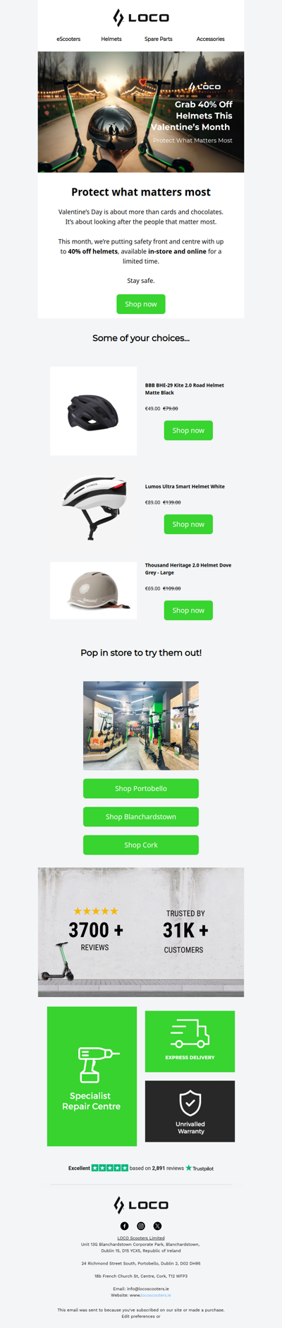 Valentine's Day Safety Sale