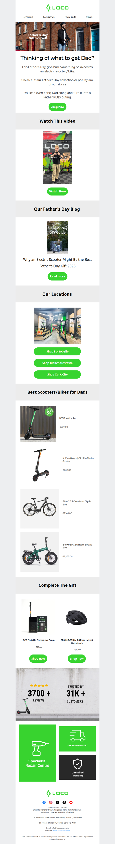 Father's Day is NEXT Sunday