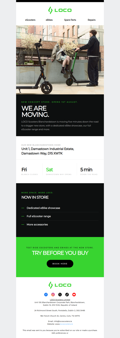 We're Closing Shop