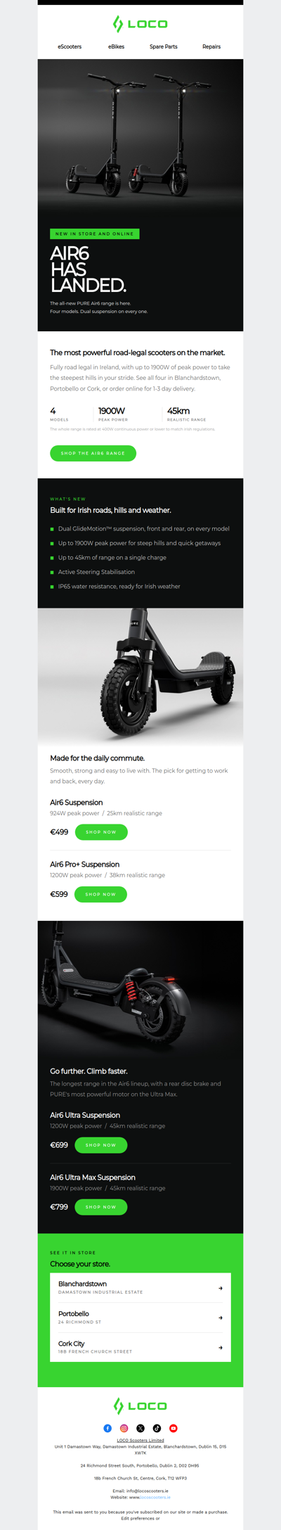 Meet the new PURE Air6 range