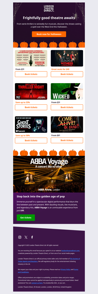 Spine-tingling shows await this Halloween 🎃