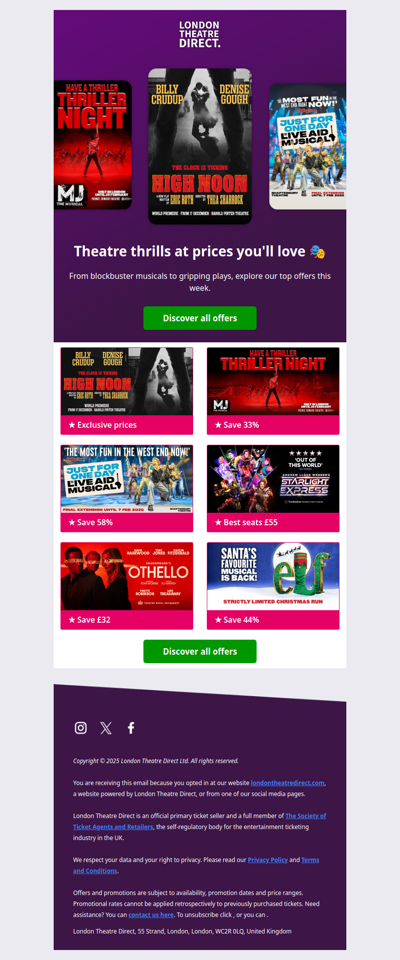 Big shows. Even bigger savings 👀