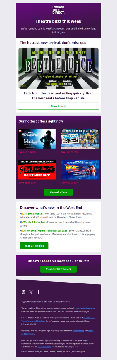 🔥 Unmissable theatre picks you need to see