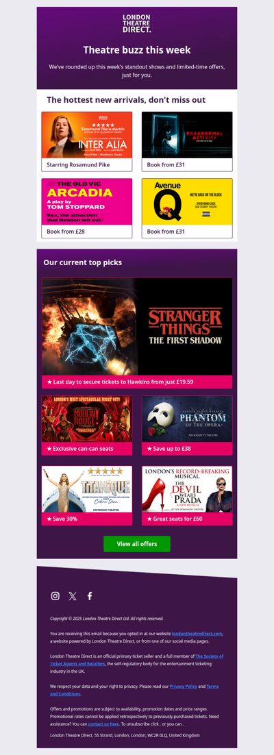 🔥 Unmissable theatre picks you need to see