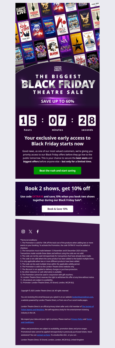 🚨 Enjoy early access to our Black Friday sale