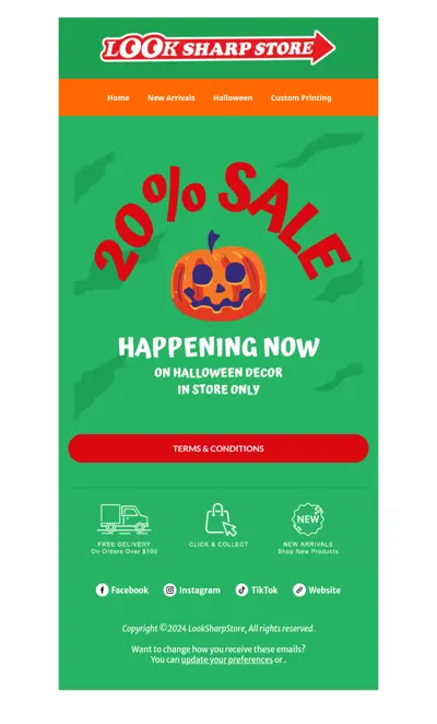 20% Sale Is Happening Now In-Store!