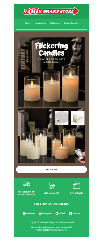 Cozy up Your Space with Flickering LED Candles.