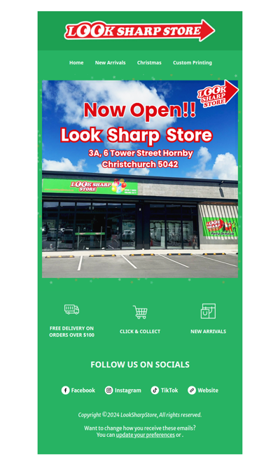 🎉 Now Open in Hornby! Shop Festive & Everyday Favorites at Look Sharp Store! 🛍️