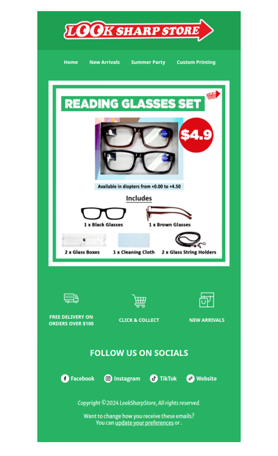 Protect your eyes in style with our Reading Glasses Set! 👓✨