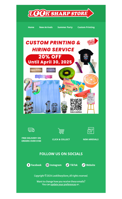 🎉 20% OFF Custom Printing & Hiring Services – Until April 30