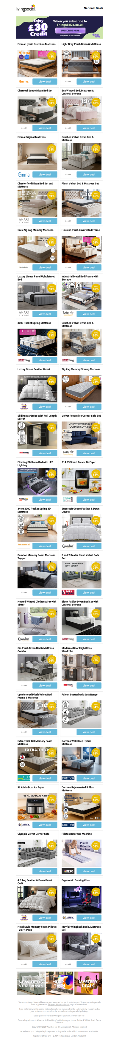 Emma Hybrid Premium Mattress  | Light Grey Plush Divan & Mattress | Charcoal Suede Divan Bed Set | Eva Winged Bed, Mattress & Optional Storage | Emma Original Mattress