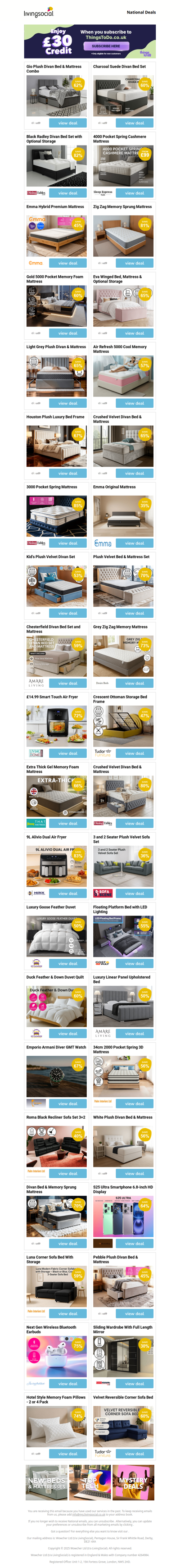 Gio Plush Divan Bed & Mattress Combo | Charcoal Suede Divan Bed Set | Black Radley Divan Bed Set with Optional Storage | 4000 Pocket Spring Cashmere Mattress | Emma Hybrid Premium Mattress