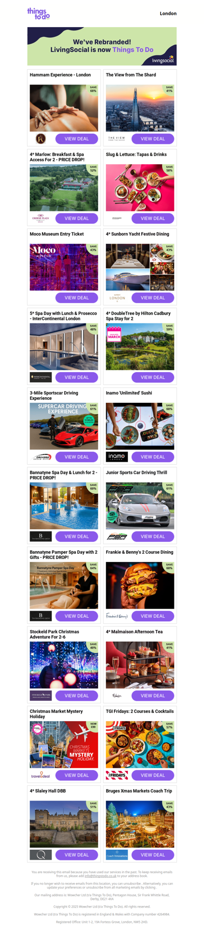 Hammam Experience - London | The View from The Shard | 4* Marlow: Breakfast & Spa Access For 2 - PRICE DROP! | Slug & Lettuce: Tapas & Drinks | Moco Museum Entry Ticket