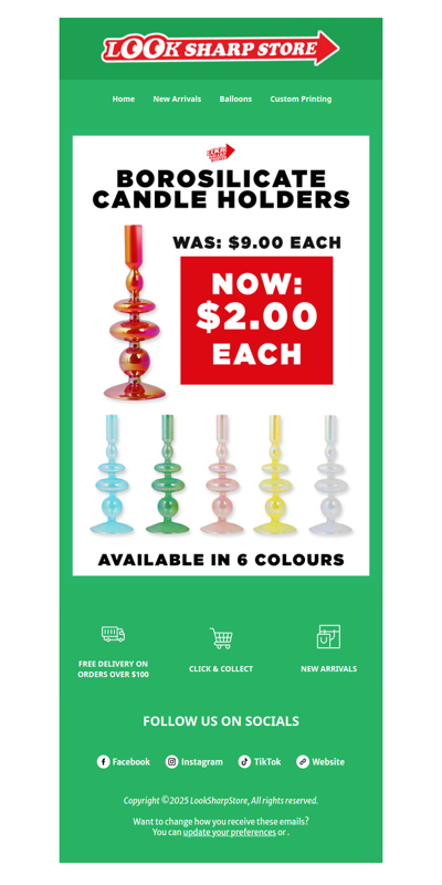 Special Offer: Stylish Candle Holders for Only $2