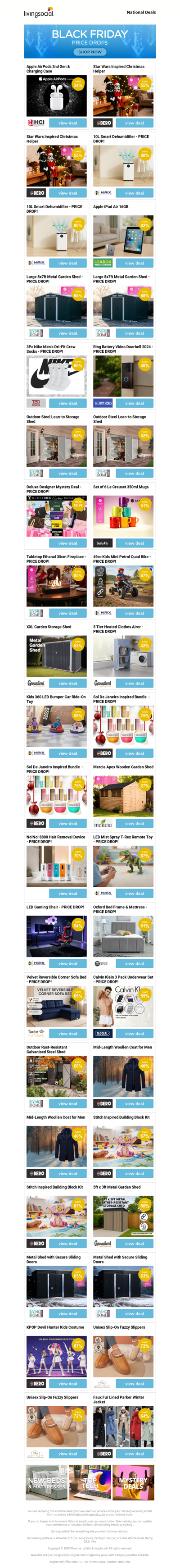 Apple AirPods 2nd Gen & Charging Case | Star Wars Inspired Christmas Helper  - PRICE DROP! | Star Wars Inspired Christmas Helper  - PRICE DROP! | 10L Smart Dehumidifier - PRICE DROP! | 10L Smart Dehumidifier - PRICE DROP!