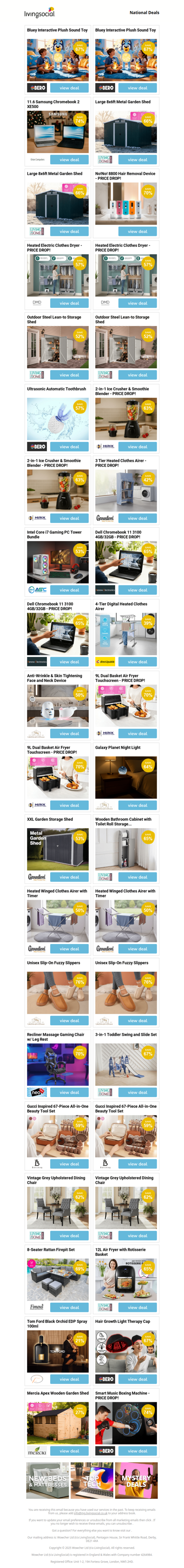 Bluey Interactive Plush Sound Toy | Bluey Interactive Plush Sound Toy | 11.6 Samsung Chromebook 2 XE500 - PRICE DROP! | Large 8x6ft Metal Garden Shed | Large 8x6ft Metal Garden Shed