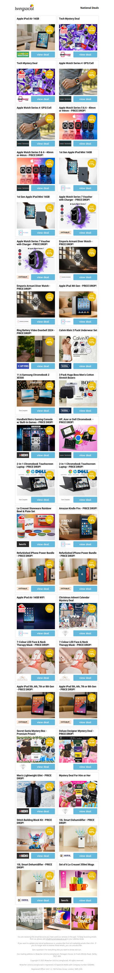 Apple iPad Air 16GB | Tech Mystery Deal | Tech Mystery Deal | Apple Watch Series 4  GPS/Cell | Apple Watch Series 4  GPS/Cell