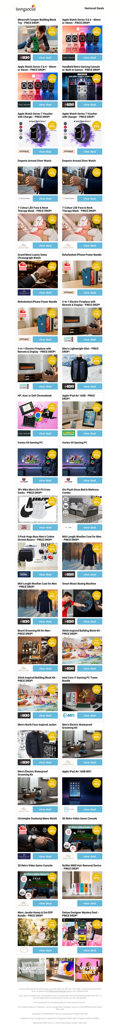 Minecraft Creeper Building Block Toy - PRICE DROP! | Apple Watch Series 5 & 6 - 40mm or 44mm - PRICE DROP! | Apple Watch Series 5 & 6 - 40mm or 44mm - PRICE DROP! | Handheld Retro Gaming Console w/ Built-In Games | Apple Watch Series 7 Voucher with Charger - PRICE DROP!