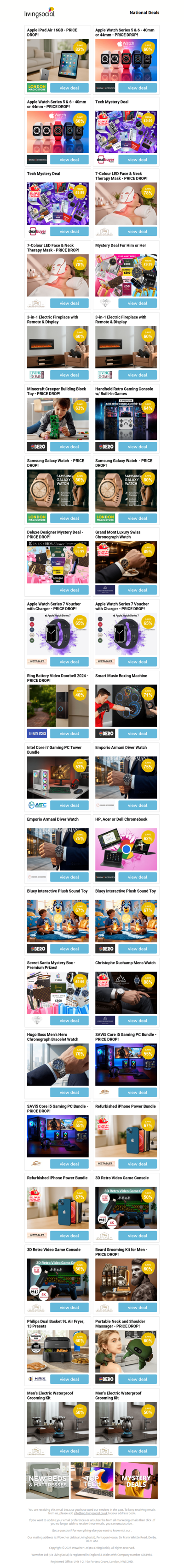 Apple iPad Air 16GB | Apple Watch Series 5 & 6 - 40mm or 44mm - PRICE DROP! | Apple Watch Series 5 & 6 - 40mm or 44mm - PRICE DROP! | Tech Mystery Deal | Tech Mystery Deal