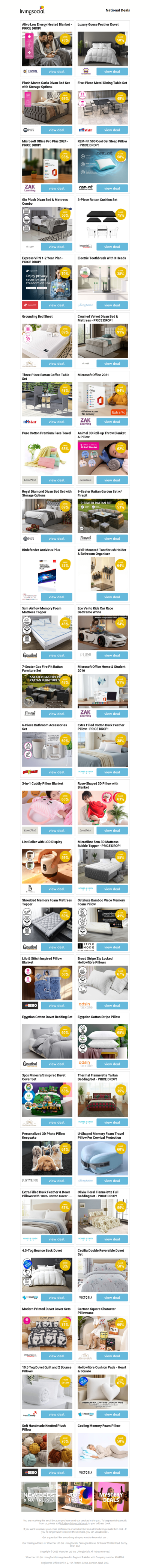 Alivo Low Energy Heated Blanket | Luxury Goose Feather Duvet | Plush Monte Carlo Divan Bed Set with Storage Options | Five-Piece Metal Dining Table Set | Microsoft Office Pro Plus 2024 - PRICE DROP!