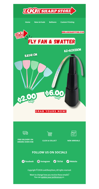 Swat it or Fan it — Your Choice